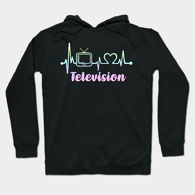 television colour Hoodie by equiliser